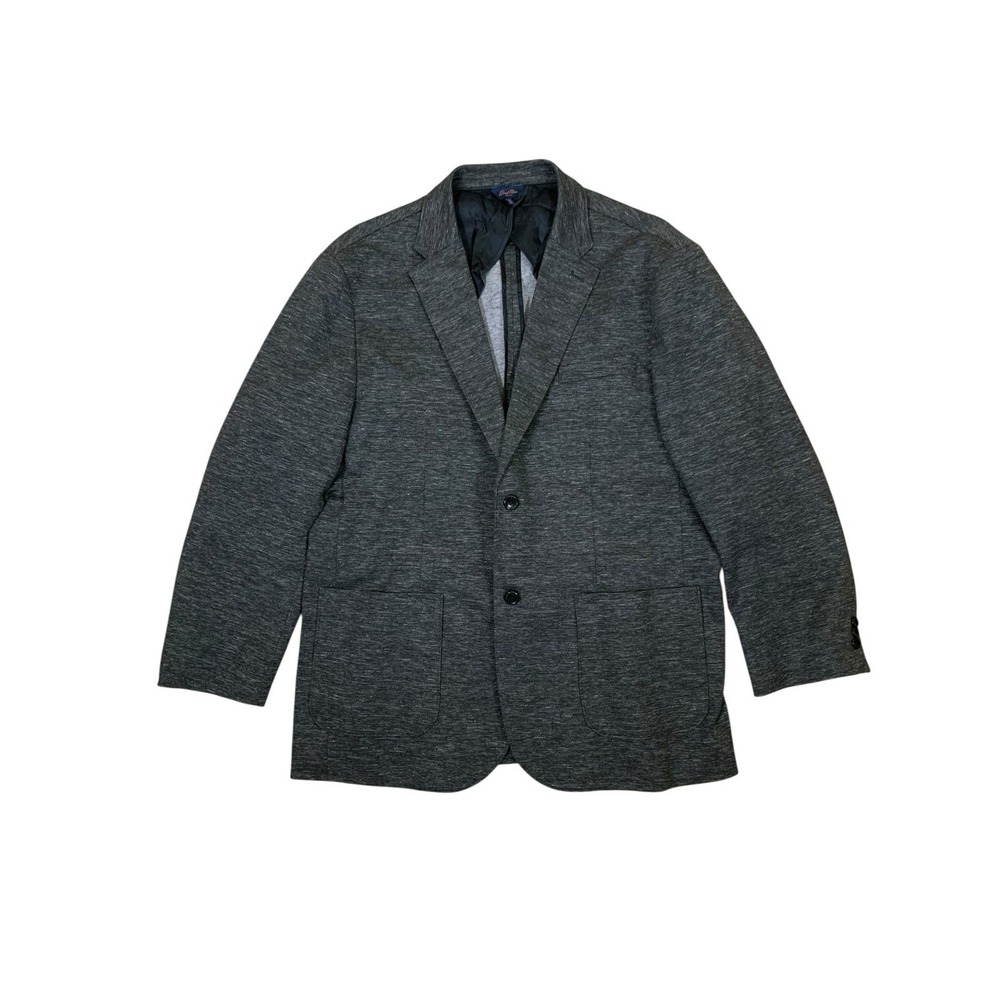 Good Man‎ Brand Gray Knit Stretch Blazer Two Button Sport Coat XXL